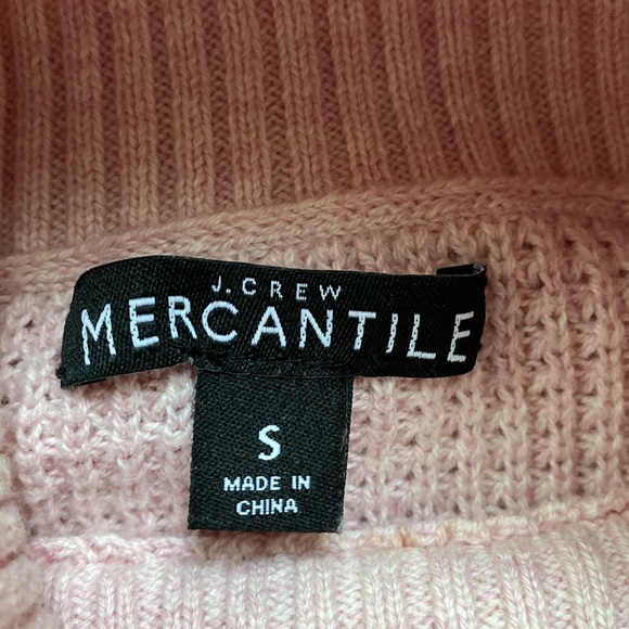 J. Crew Mercantile Turtleneck Sweater 💗 Pink - Picture 11 of 12